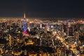 Tokyo tower iconic nightscape