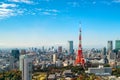 Tokyo tower, Japan - Tokyo City Skyline and Cityscape Royalty Free Stock Photo