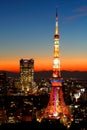 Tokyo tower night