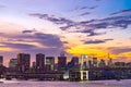 Tokyo Tower Rainbow bridge Japan Royalty Free Stock Photo