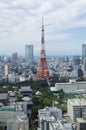 Tokyo tower and roppongi hills Royalty Free Stock Photo