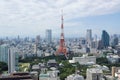 Tokyo tower and roppongi hills Royalty Free Stock Photo