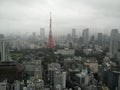 Tokyo Tower and Tokyo view Royalty Free Stock Photo