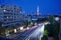 Tokyo tower view Royalty Free Stock Photo