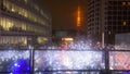 Tokyo tower with winter light Illumination Royalty Free Stock Photo