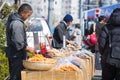 Tokyo,Tsukiji Japan - February 20, 2016 : dried fruit shop for s