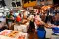 Tokyo: Tsukiji Seafood Fish Market Royalty Free Stock Photo