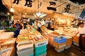 Tokyo: Tsukiji Seafood Fish Market Royalty Free Stock Photo