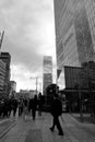 Tokyo in Winter - Glass Skyscrapers and People