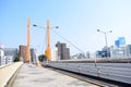 Tokyo yellow bridge on Sumida river