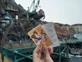 TokyoDisneysea Disneysea pass funpark tokyo Royalty Free Stock Photo