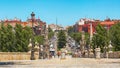 Toledo bridge and Toledo street in the Madrid