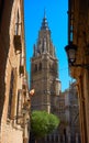 Toledo Cathedral in Castile La Mancha Spain Royalty Free Stock Photo