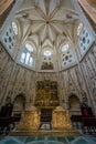 Toledo Cathedral, Chapel of Saint James (Capilla de Santiago) Gothic Toledan style funeral chapel with a star shaped, arch ribbed