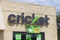 Cricket Wireless retail store. Cricket Wireless provides prepaid cellular service and is a subsidiary of AT