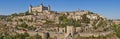 Toledo medieval city panoramic view. Spanish traditional old town