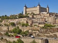 Toledo medieval city view. Spanish traditional old town
