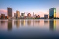 Toledo, Ohio, USA Skyline on the River Royalty Free Stock Photo