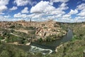 Toledo old city with blue sky