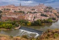 Toledo. Old medieval spanish town at sunset. Royalty Free Stock Photo