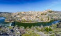 Toledo with river Tajo Royalty Free Stock Photo