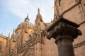 Toledo`s Church closeup view in Spain Royalty Free Stock Photo