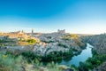 Toledo, Spain city view at sunrise Royalty Free Stock Photo