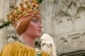 Toledo\'s Corpus Christi celebration features traditional giant heads (gigantes y cabezudos