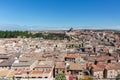Majestic panoramic view Toledo city downtown, full urban out at the fortress Royalty Free Stock Photo