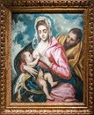 The Holy Family picture, Painted by Raimundo de Madrazo in oil on canvas. Copy of the original