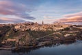 Toledo, Spain old town skyline at sunrise Royalty Free Stock Photo