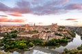 Toledo, Spain Old Town on the Tagus River Royalty Free Stock Photo