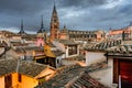 Toledo Spain Rooftop View Royalty Free Stock Photo
