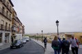 Toledo, Spain; September 27 2019: Amazing view of the city of Toledo, wit medieval streets, where people can see the catedral and Royalty Free Stock Photo