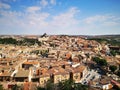 Toledo Spain View. Old city over the Tagus River. Royalty Free Stock Photo