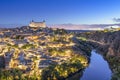 Toledo, Spain Town Skyline Royalty Free Stock Photo