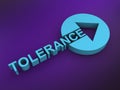 tolerance word on purple