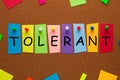 Tolerant Word Concept Royalty Free Stock Photo