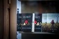 Tolkien novel, The Hobbit, in Serbian language Hobit by Tolkin for sale in a bookstore in Belgrade. Royalty Free Stock Photo