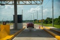 Toll booth on a Colombian highway