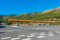 Toll Booth on Highway near Sitges Spain