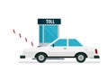 Toll booth icon