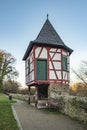 Toll booth of the Steinheim Castle in Hanau, Hesse Royalty Free Stock Photo
