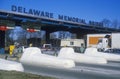 Toll booths to the Delaware Memorial Bridge