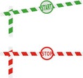 Toll-gate start and stop