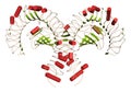 Toll-like receptor 4 (TLR4, extracellular domain) bound to lipopolysaccharide (LPS) and MD-2. Involved in activating the innate