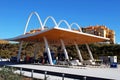 Toll Plaza, Costa del Sol, Spain. Royalty Free Stock Photo