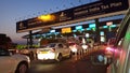 Toll plaza at Mumbai-Pune expressway