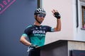 Tolmezzo, Italy May 20, 2018: Professional Cycling shortly before a hard montain stage