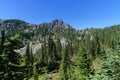 Tolmie Peak Trail at Mount Rainier National Park Royalty Free Stock Photo